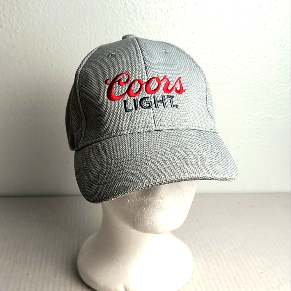 Acme Coors Light Embroidery Head Wear Fitted Hat Grey